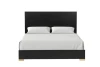 Furniture of America - Goldsberg - 4 Pc. Queen Bedroom Set w/ Chest - Black/Gold