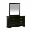 Furniture of America - Louis Philippe - 3 Pc. Queen Bedroom Set - Black