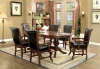 Furniture of America - Melina 7 Pc. Dining Table Set in Brown Cherry