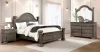 Furniture of America - Pamphilos - 4 Pc. Queen Bedroom Set w/ 2NS - Gray