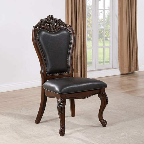Manzanita Dark Cherry/Black Set of 2 Side Chairs