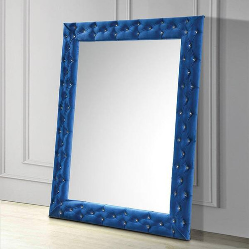 Dante Blue Floor Mirror