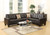 Espresso Bonded Leather Modular Couch Sofa Sectional