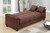 Chocolate Microfiber Adjustable Couch Sofa Bed