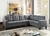 Grey L Shape Earsom Couch Sofa Sectional