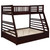 Twin Over Full 2-drawer Bunk Bed Cappuccino