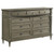 French Neoclassical 9-drawer Dresser French Grey