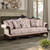 Vintage Classic Dark Cherry / Light Brown Sofa