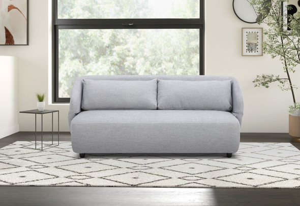 Casa Lerner Modern Light Grey Fabric Sofa Bed