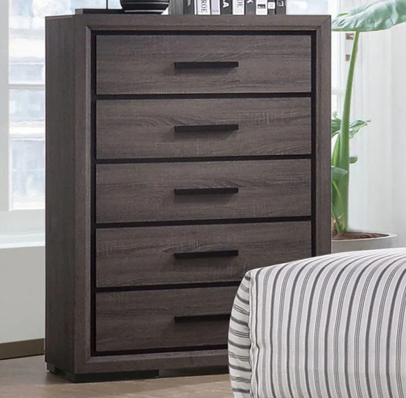 Furniture of America Conwy Chest in Gray - CM7549C