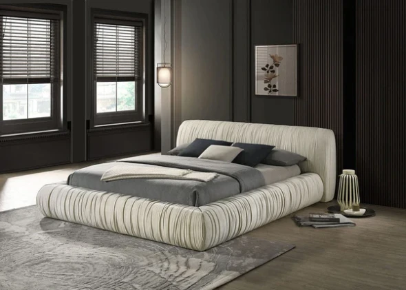 Furniture of America - Palmdale E.King Bed in Ivory