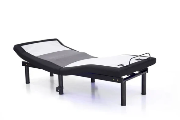 Furniture of America - Somnerside Iii Adjustable Bed Frame Base - Queen in Metal, Fabric