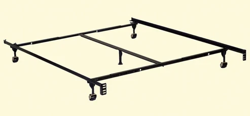 Furniture of America - Framos Full/Queen Adjustable Frame (4 Legs) in Black