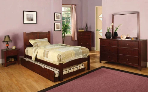 Furniture of America - Omnus Trundle in Cherry