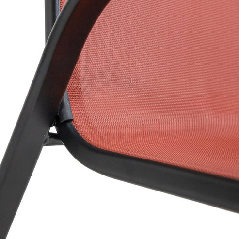 Furniture of America - Pierro Stacking Chair (4/Stack) in Red