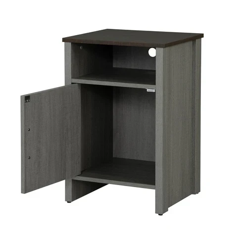 Furniture of America - Garibaldi Side Table in Brown/Gray