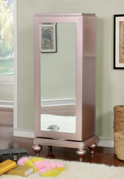 Furniture of America - Ariston Swivel Chest in Rose Gold