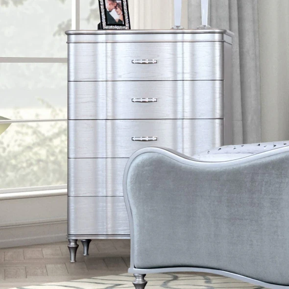 Furniture of America - Eleanora Chest in Silver