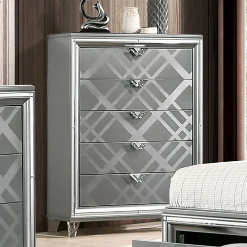 Furniture of America - Emmeline Chest in Silver