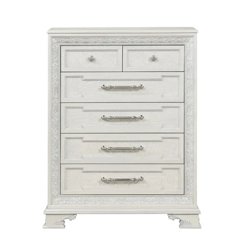 Furniture of America - Stella Mia Chest in Creamy White