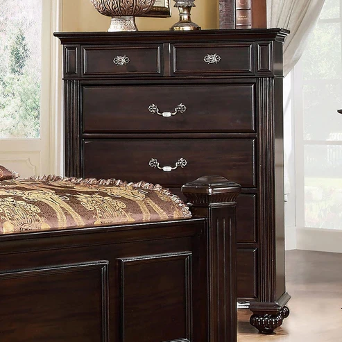 Furniture of America - Syracuse Chest in Dark Walnut