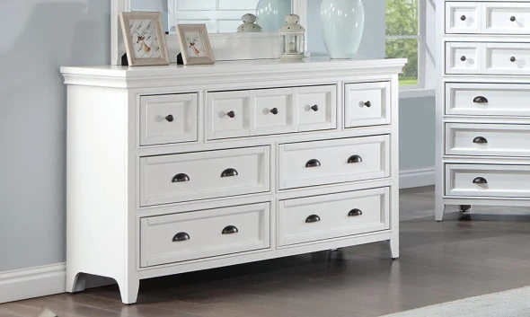 Furniture of America - Castile Dresser in White