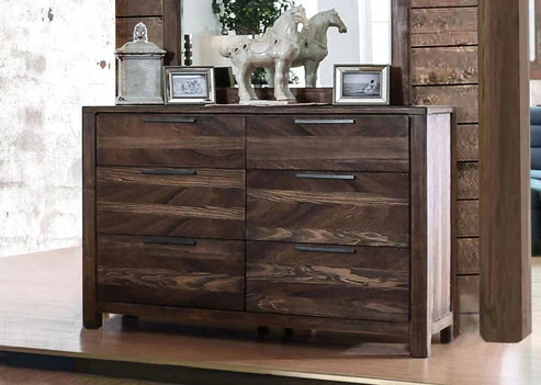 Furniture of America - Hankinson Dresser in Rustic Natural Tone