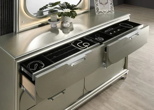 Furniture of America - Sheridan Dresser in Silver