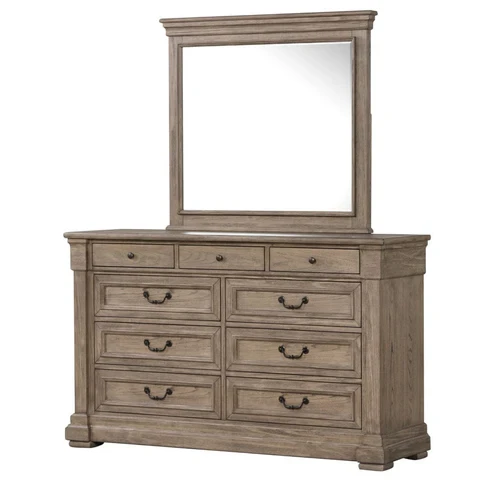 Furniture of America - Sheringham Dresser in Weathered Gray