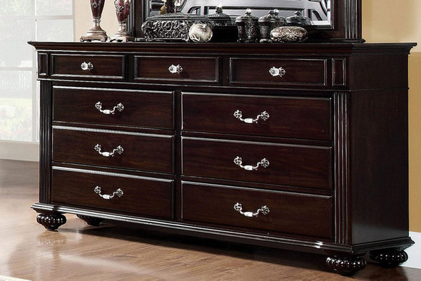 Furniture of America - Syracuse Dresser in Dark Walnut