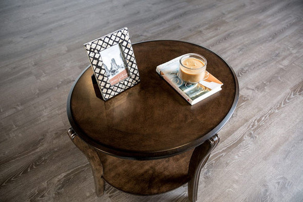 Furniture of America - Orkdal End Table in Walnut