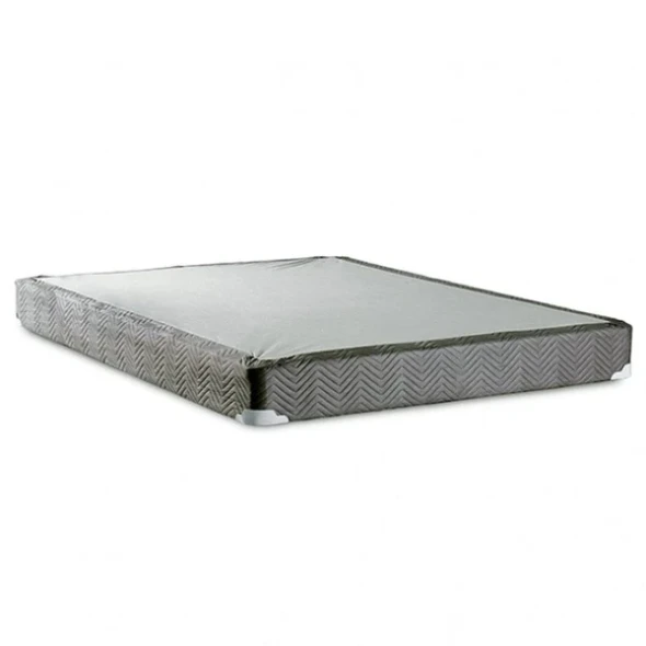 Furniture of America - Aleksa Foundation, Cal.King in Gray