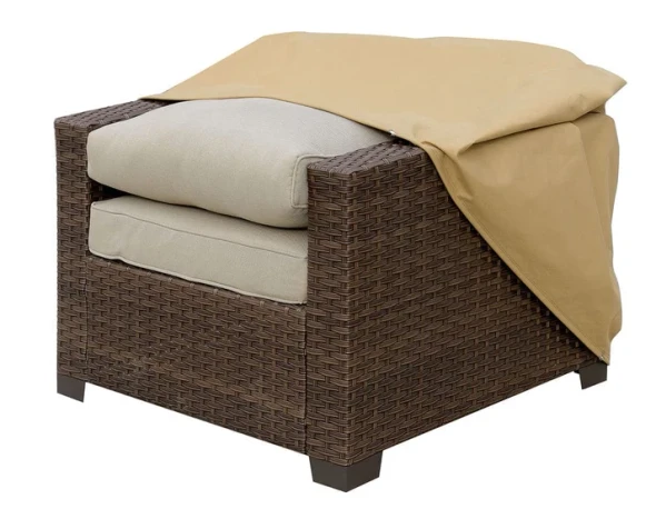 Furniture of America - Boyle Dust Cover for Chair - Small in Light Brown