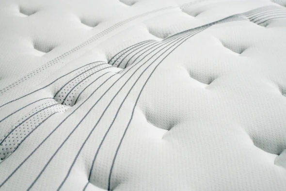 Furniture of America - Afton 12" Euro Box Pocket Coil in White/Gray