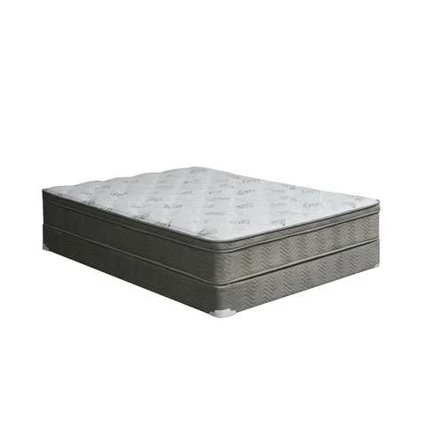 Furniture of America - Aleksa 11" Euro Top Mattress, Full in White/Gray