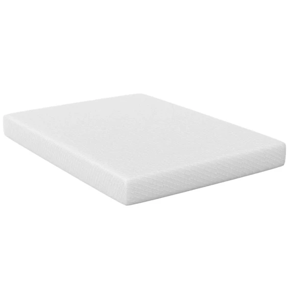 Furniture of America - Artemisia 10" E.King Memory Foam Mattress (Roll-In-Box) in White