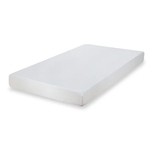Furniture of America - Artemisia 8" Twin Memory Foam Mattress (Roll-In-Box) in White