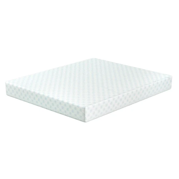 Furniture of America - Edelweiss 10" Queen Memory Foam Mattress in White