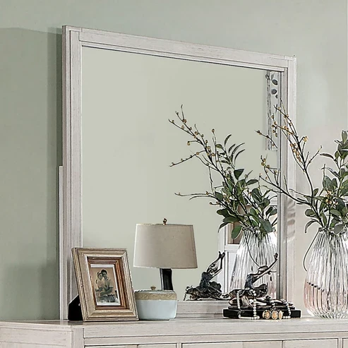 Furniture of America - Berenice Mirror in White