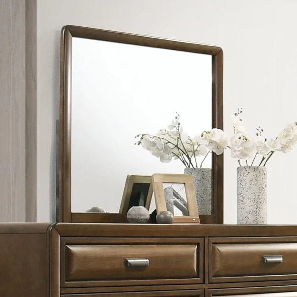 Furniture of America - Caerwys Mirror in Brown