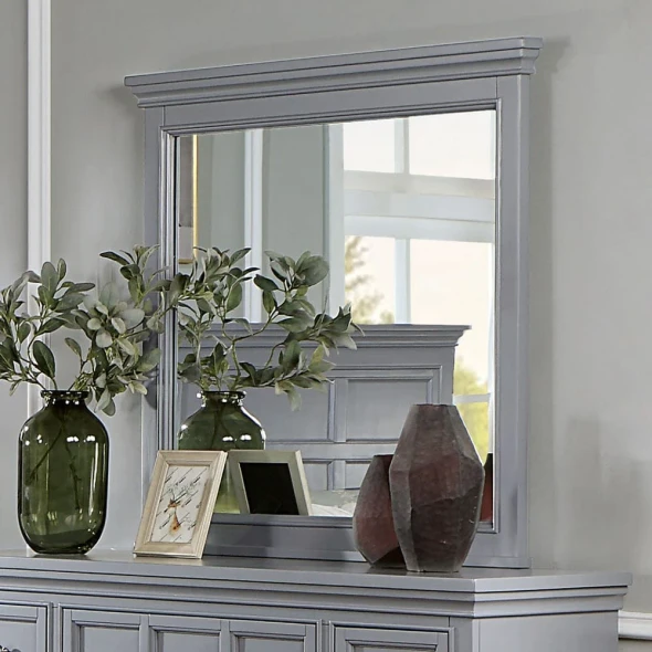 Furniture of America - Castlile Mirror in Gray