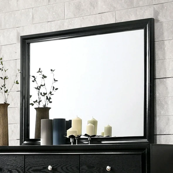 Furniture of America - Chrissy Mirror in Black