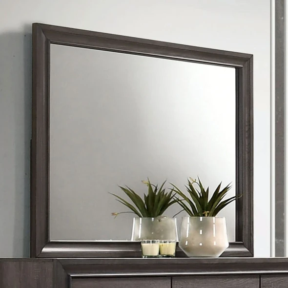 Furniture of America - Chrissy Mirror in Gray