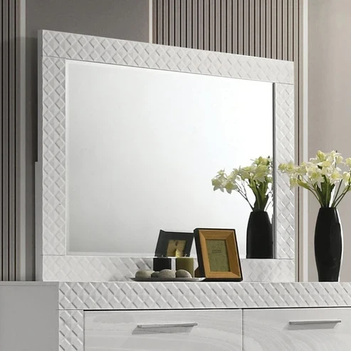 Furniture of America - Whitby Mirror in White