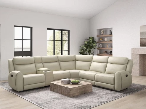 Furniture of America - Jacobus Sectional in Beige