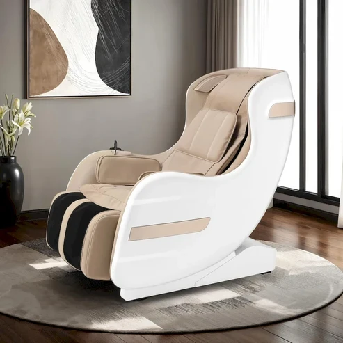 Furniture of America - Martinus - Massage Chair 3D Back Roller, White