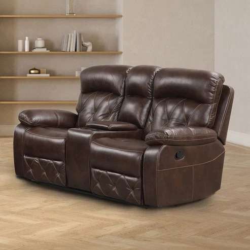 Furniture of America - Osias Loveseat in Brown
