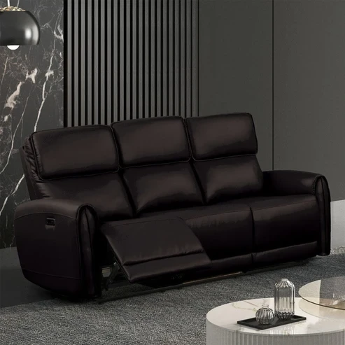 Furniture of America - Schlieren Power Sofa in Black