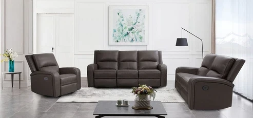 Furniture of America - Vasilios Power Sofa in Gray