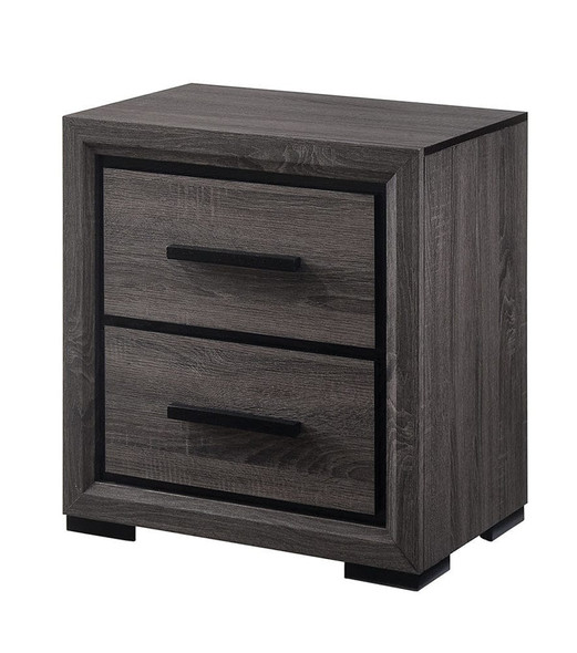 Furniture of America - Conwy Nightstand in Gray